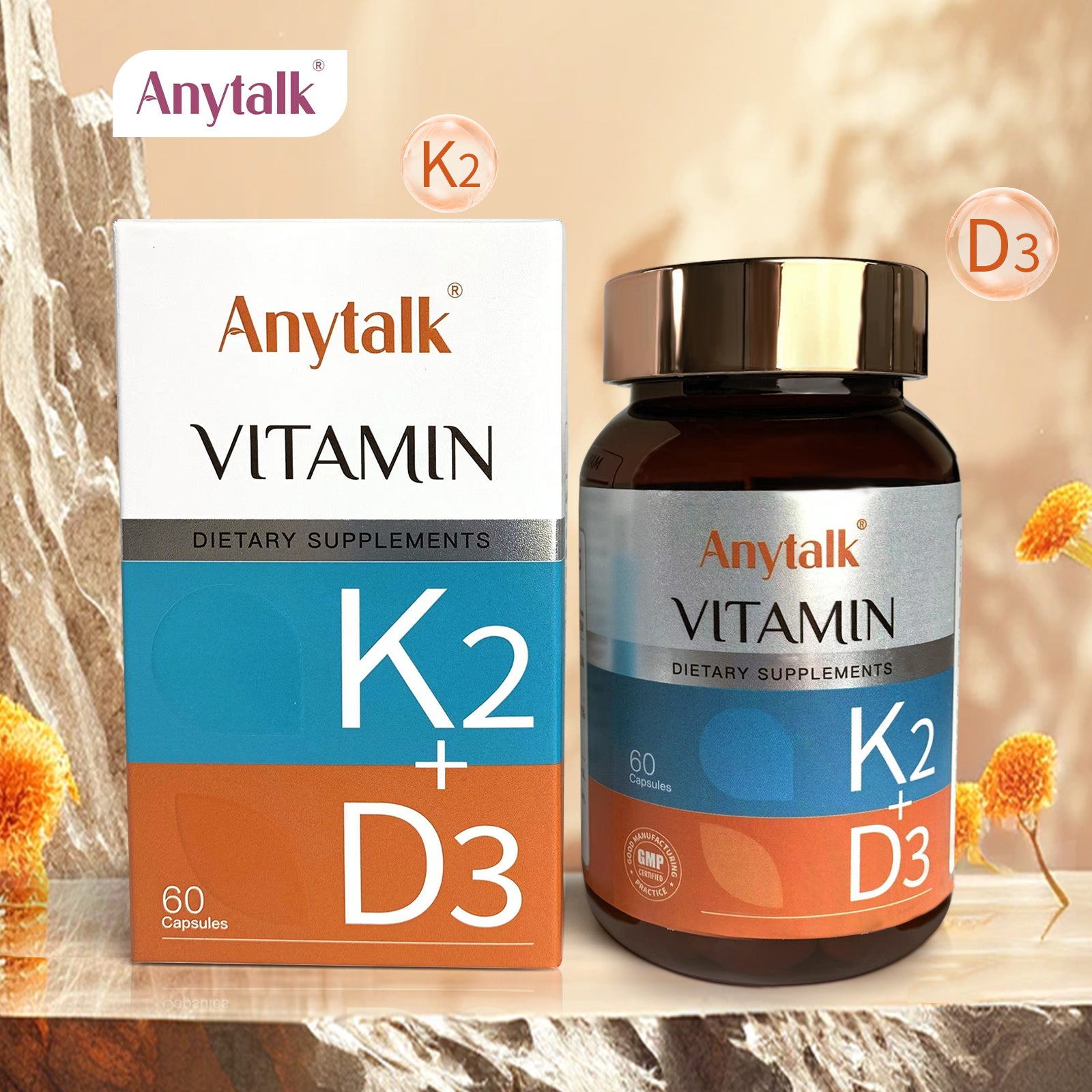 Vitamin D3 & K2