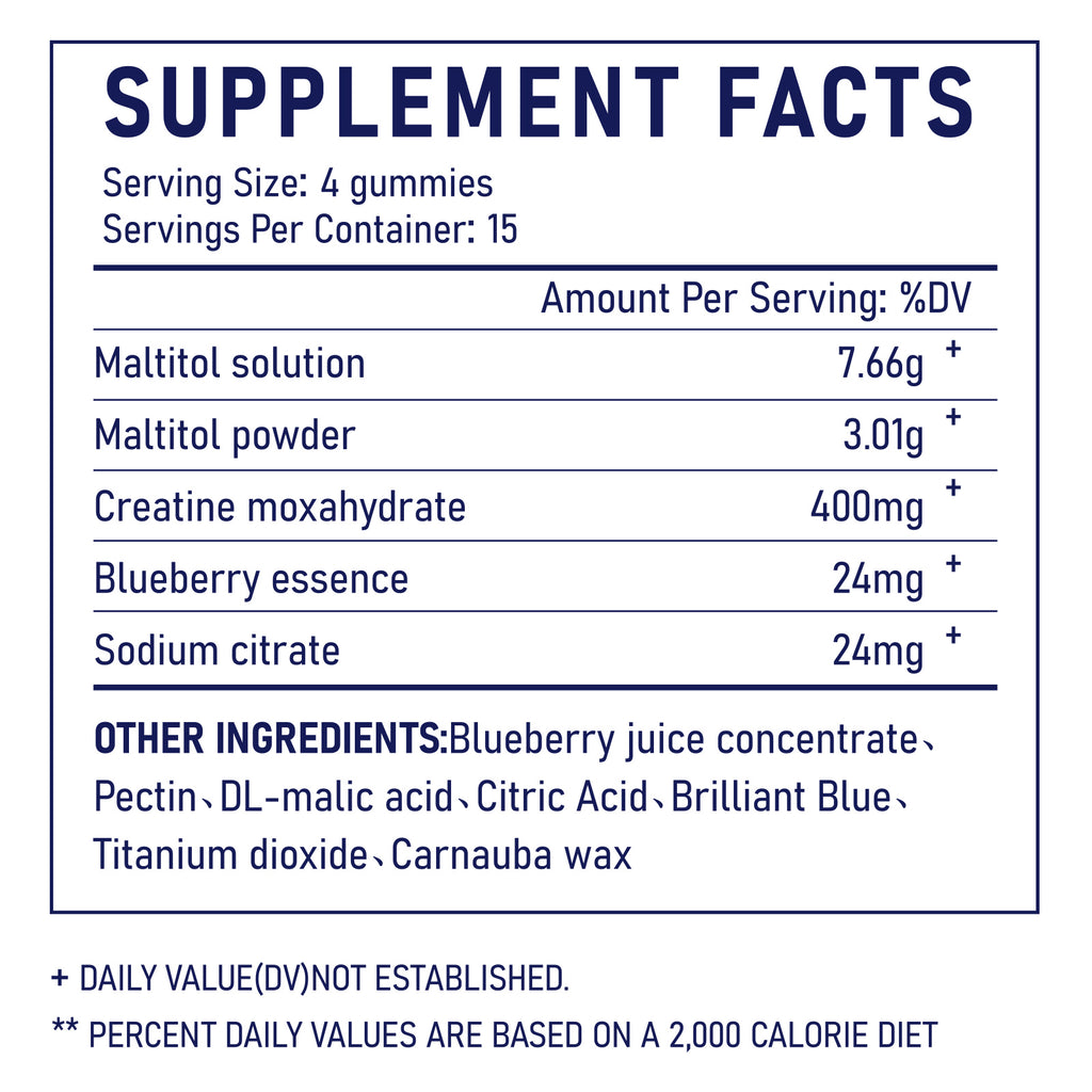 CREATINE INFUSED GUMMIES