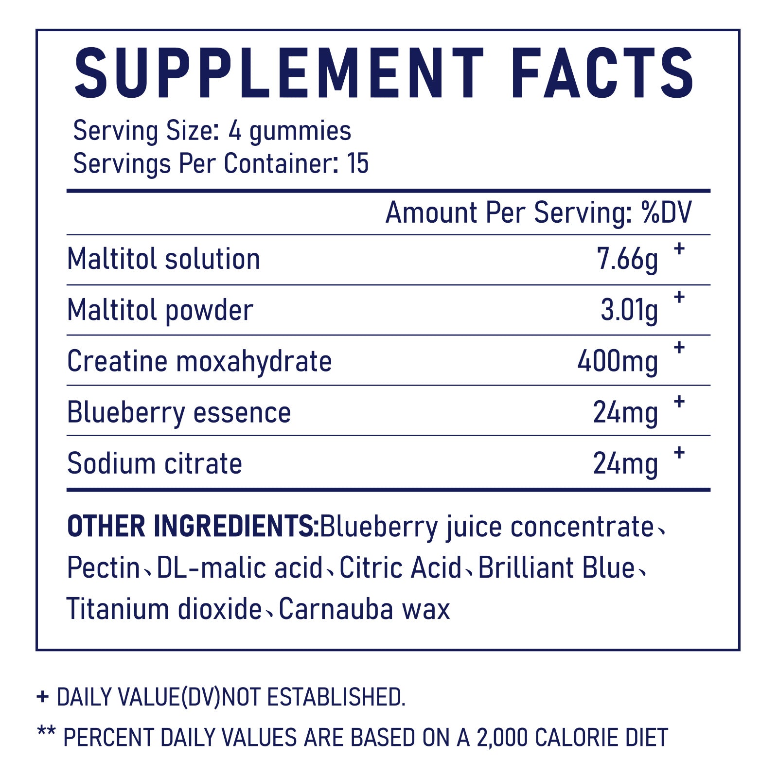 CREATINE INFUSED GUMMIES