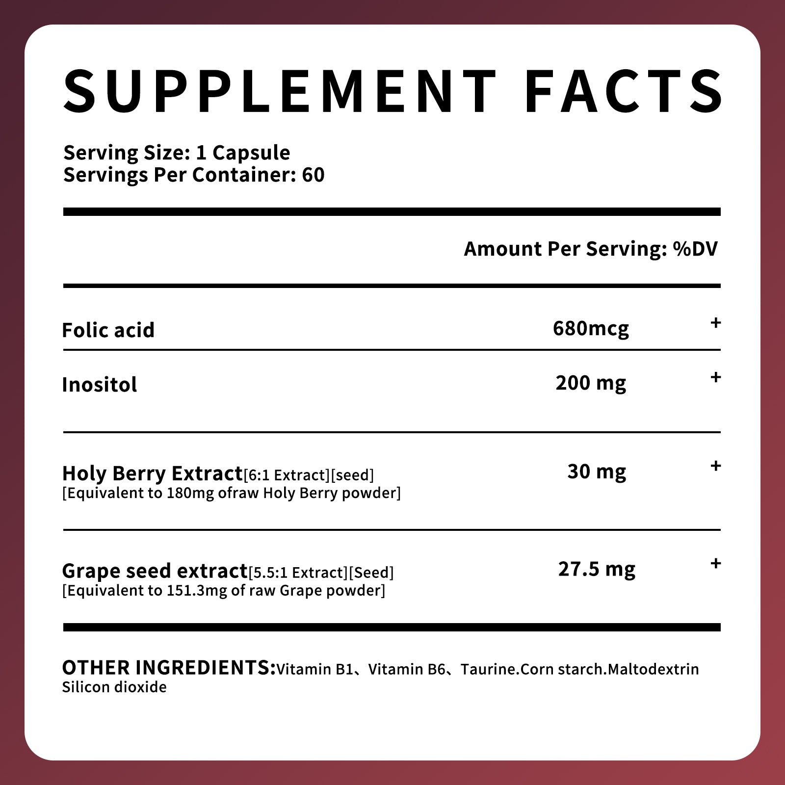 Women's maintenance vitamin