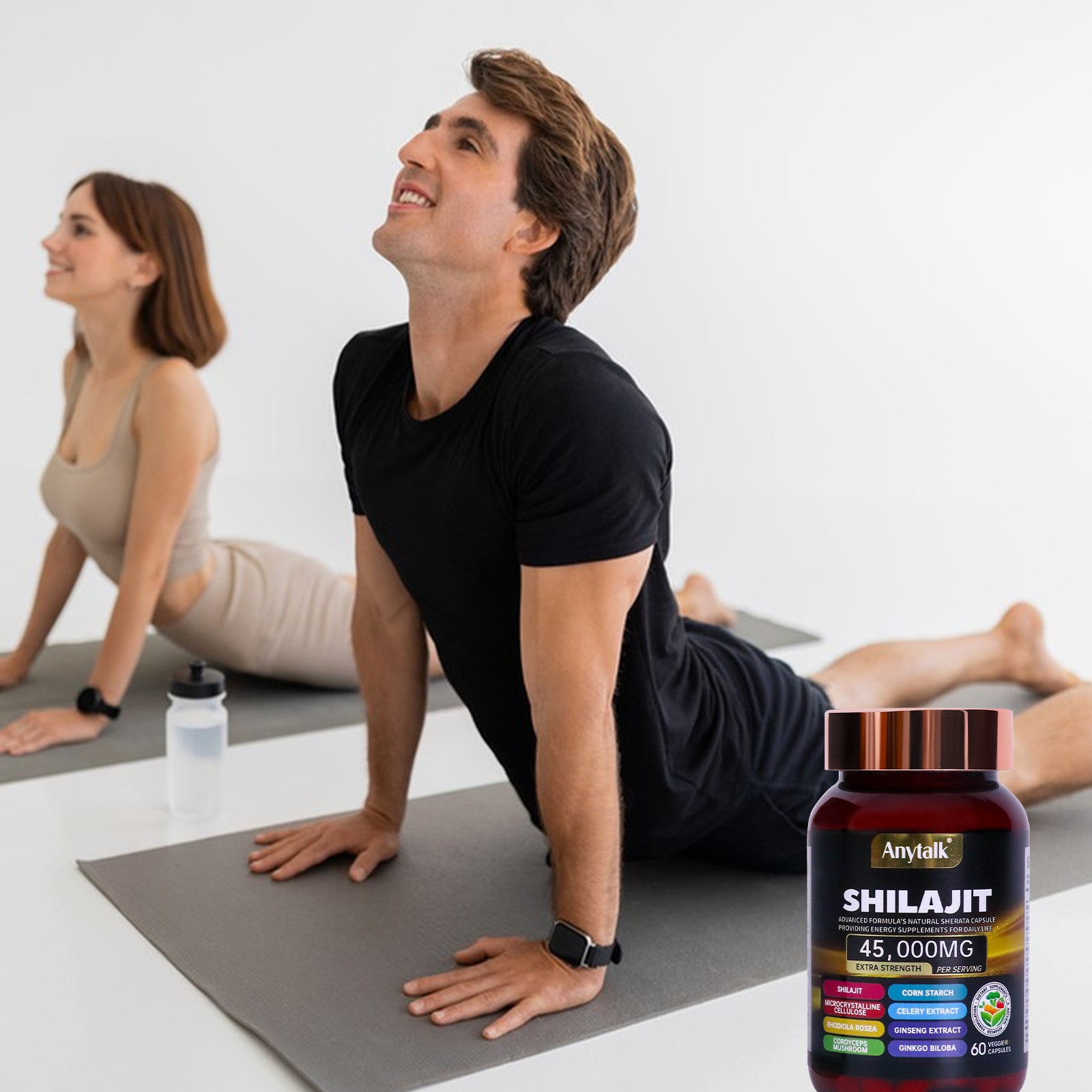 Capsule For Anti-aging, relief of mental stress, anti-fatigue, enhancement of memory, lowering of blood sugar